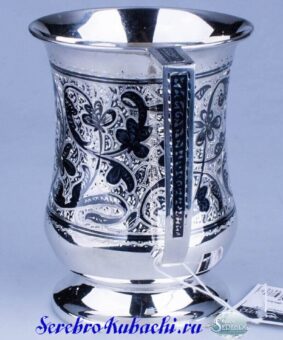 большая кружка серебро