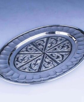 серебряный поднос кубачи