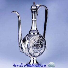 серебряный кувшин кумган