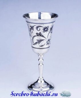 бокал серебряный для вина