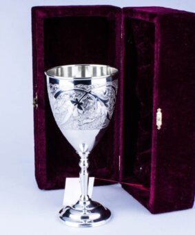 бокал серебро