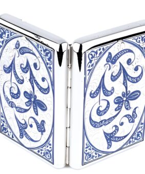 Кубачинский серебряный портсигар