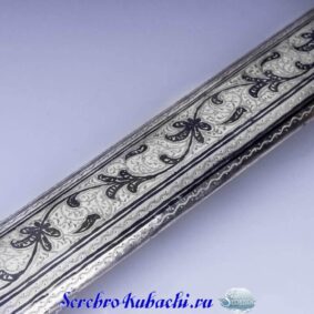 кинжал из серебра кубачи
