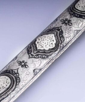 Кавказский кинжал в серебре Кубачи 11 кавказский кинжал в серебре