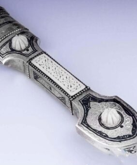Кавказский кинжал в серебре Кубачи 9 кавказский кинжал в серебре