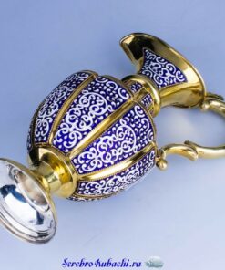 Эксклюзивный серебряный кувшин с эмалью 15 серебряный кувшин с эмалью