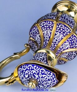 Эксклюзивный серебряный кувшин с эмалью 16 серебряный кувшин с эмалью