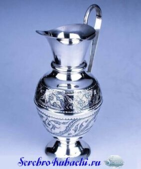 серебряный кувшин кубачи