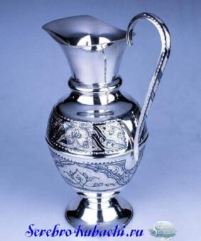 серебряный кувшин кубачи