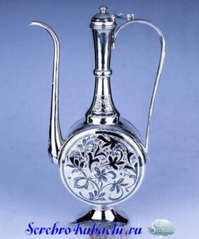 серебряный кувшин кубачи