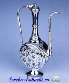 серебряный кувшин кубачи