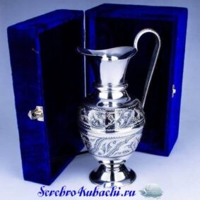 серебряный кувшин кубачи