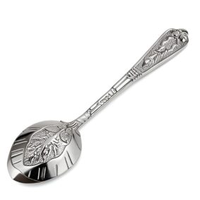 серебряная ложечка для соли