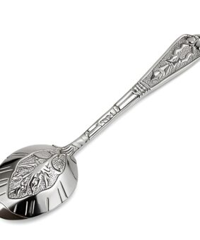 серебряная ложечка для соли