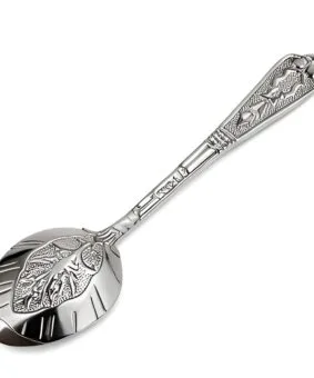 серебряная ложечка для соли