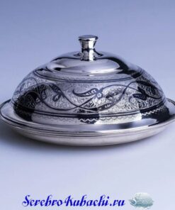 серебряная масленка кубачи