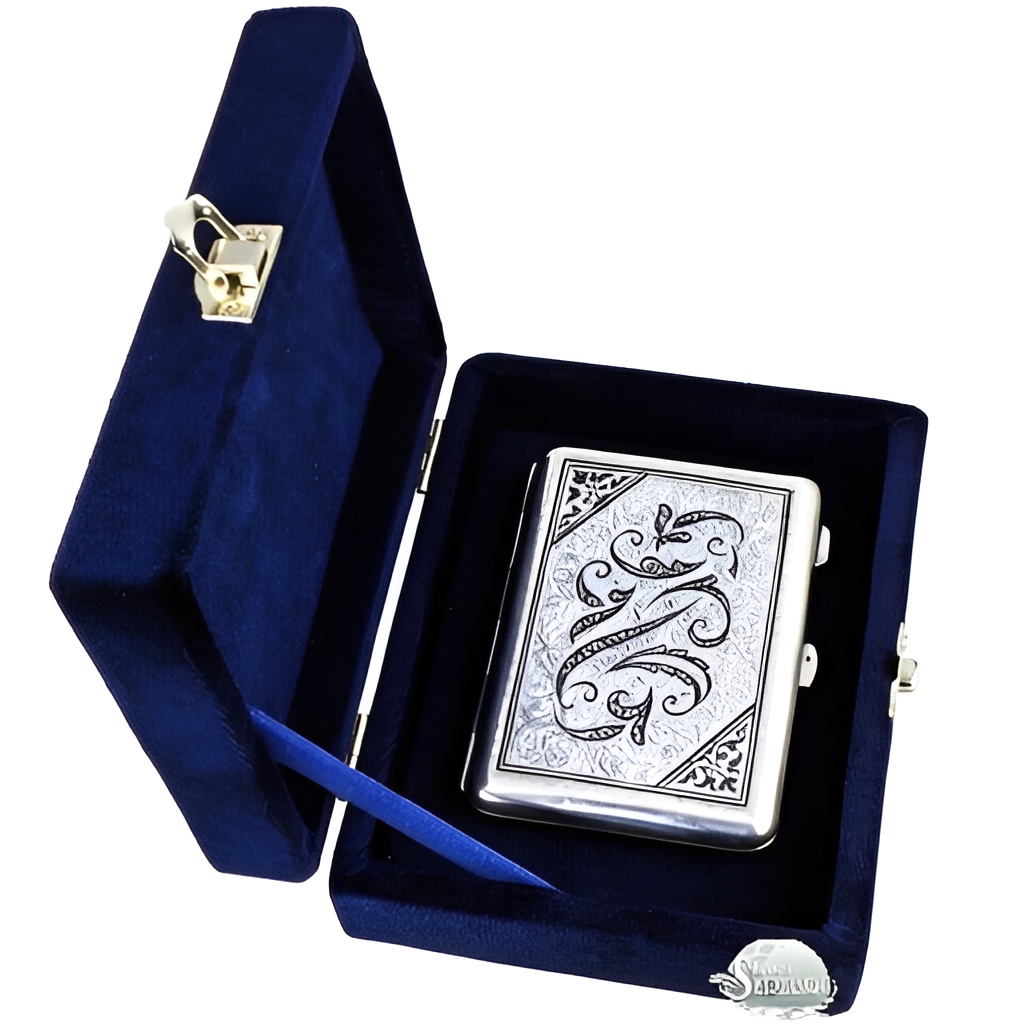 Мужской портсигар из серебра 2 Мужской портсигар из серебра