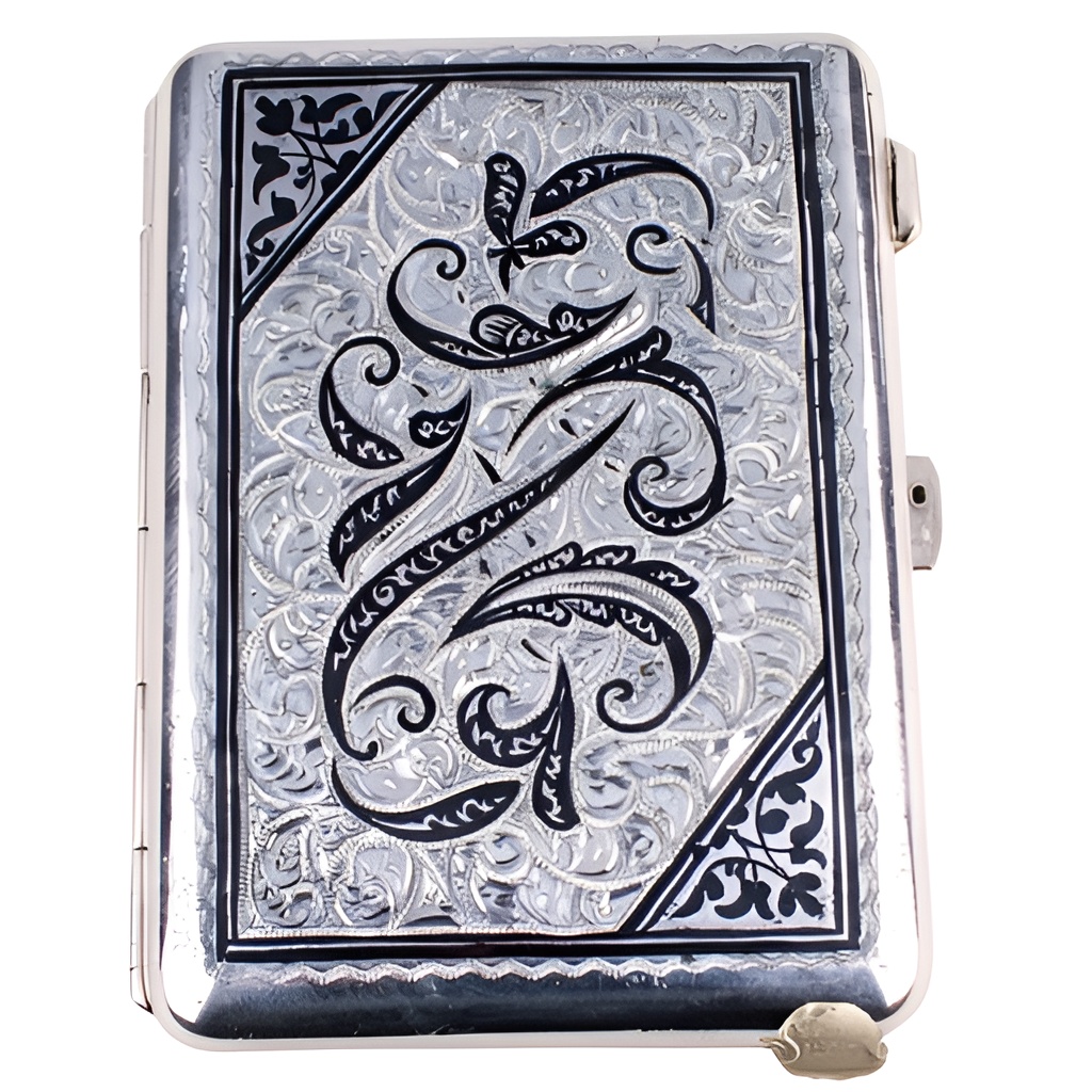 Мужской портсигар из серебра 3 Мужской портсигар из серебра