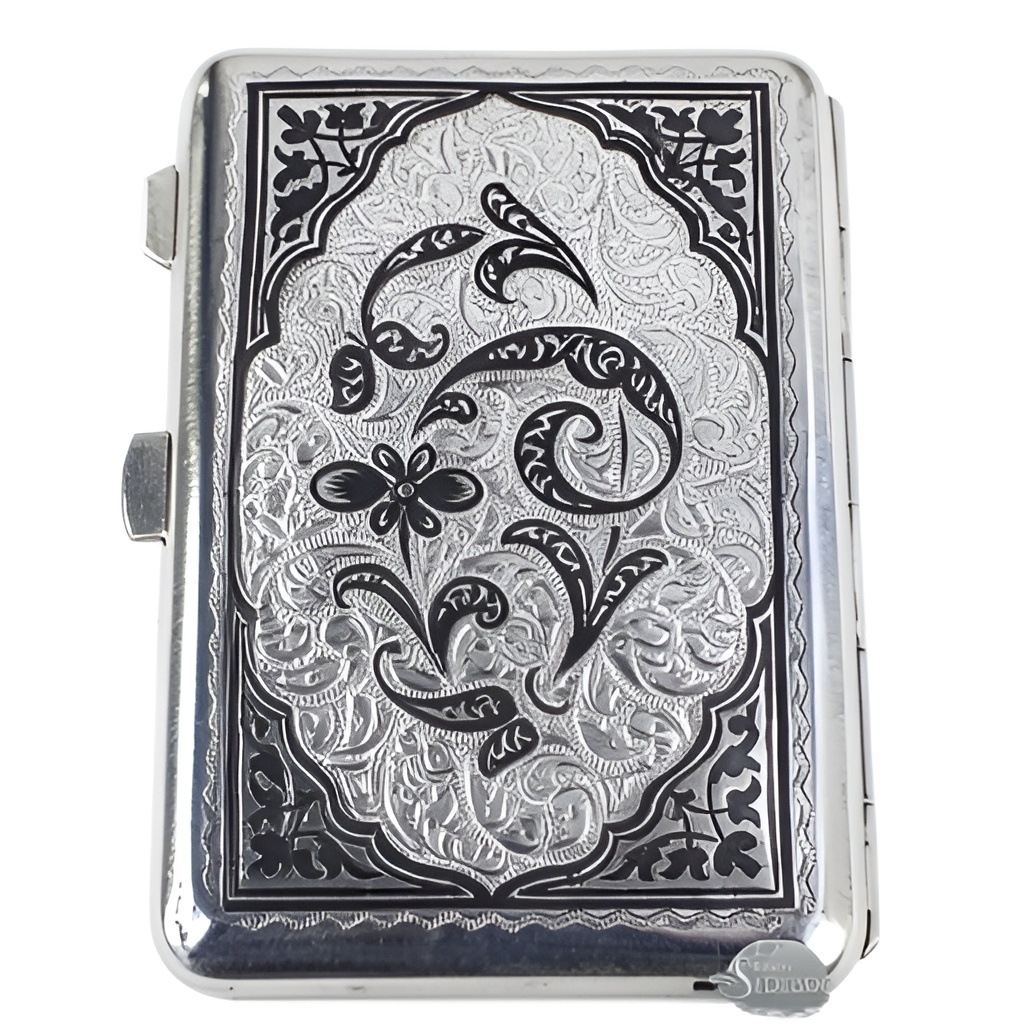 Мужской портсигар из серебра 4 Мужской портсигар из серебра