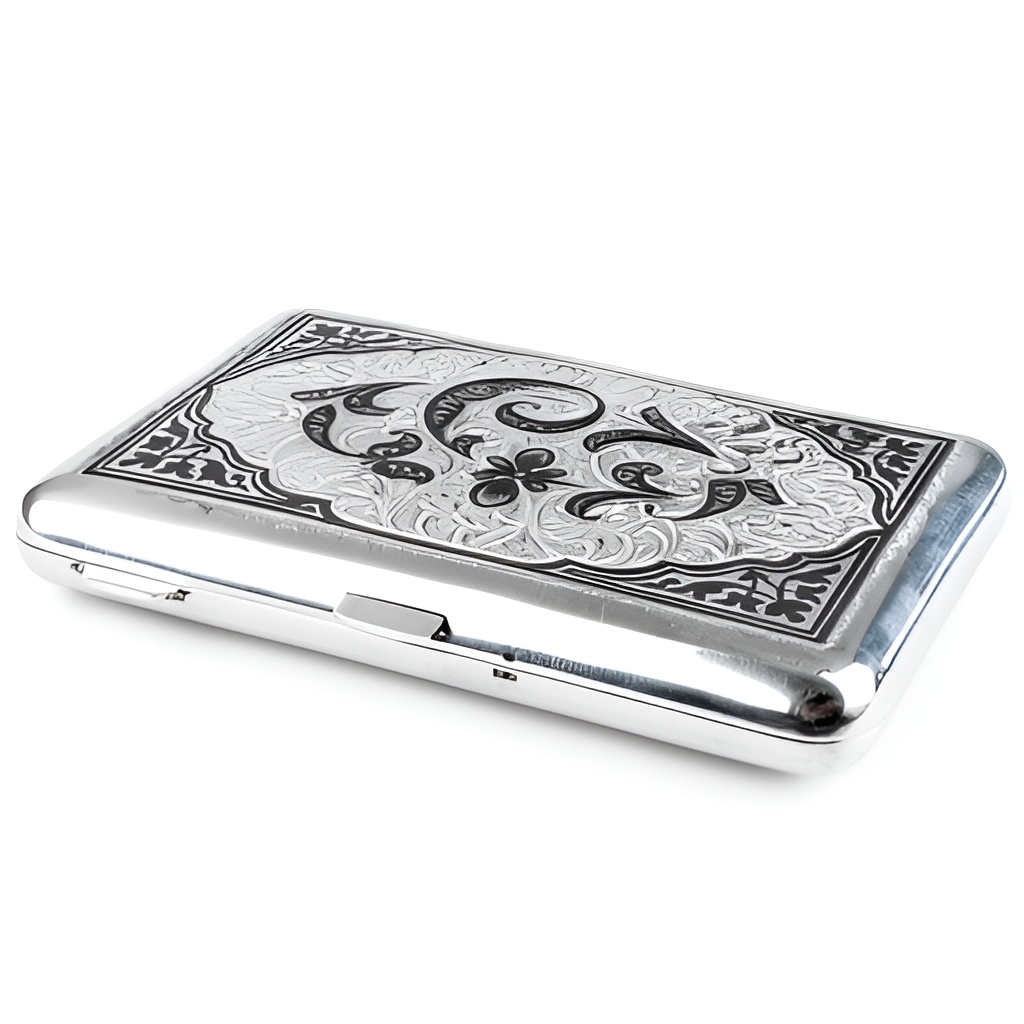 Мужской портсигар из серебра 5 Мужской портсигар из серебра