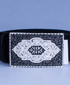 Эксклюзивная серебряная пряжка Кубачи