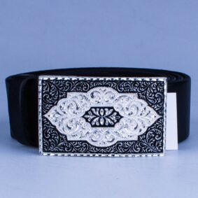 Эксклюзивная серебряная пряжка Кубачи
