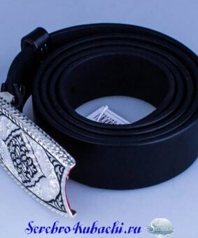 серебряный мужской ремень