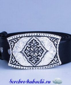 серебряный мужской ремень