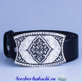 серебряный мужской ремень