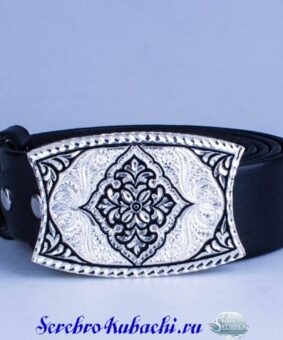 серебряный мужской ремень
