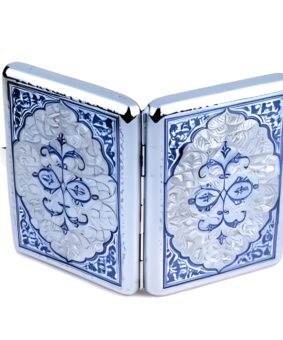 Мужской серебряный портсигар