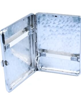 Мужской серебряный портсигар