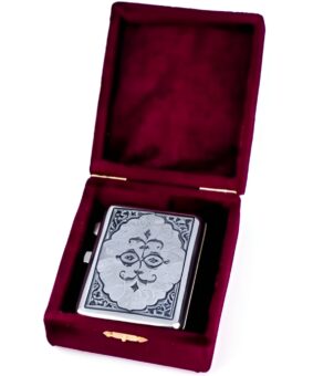 Мужской серебряный портсигар