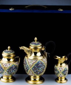 набор кофейный серебряный