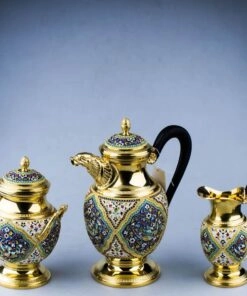 набор кофейный серебряный