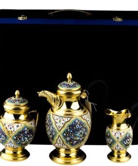 Набор кофейный серебряный