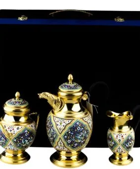 Набор кофейный серебряный