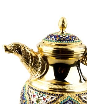 Набор кофейный серебряный 2