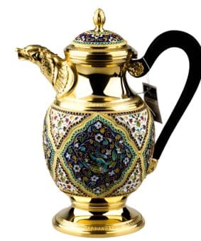 Набор кофейный серебряный 3