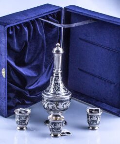 подарочный серебряный набор набор на троих