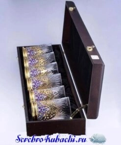 набор подстаканников из серебра