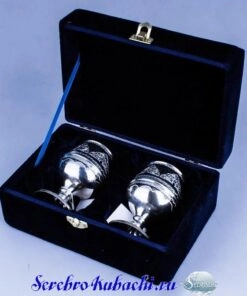 серебряные бокалы для вина