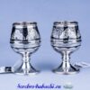 серебряные бокалы для вина