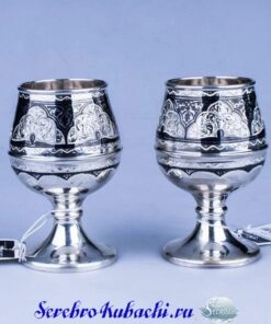 серебряные бокалы для вина