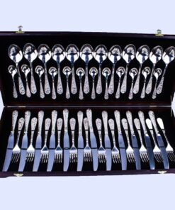 набор серебряных приборов на 12 персон