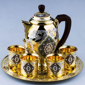 серебряный сервиз для напитков