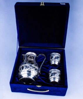 набор серебряный кувшин со стаканами