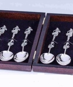 набор серебряных чайных ложек