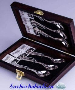 набор серебряных кофейных ложек