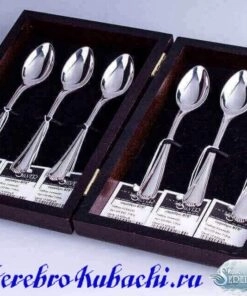 набор серебряных кофейных ложек